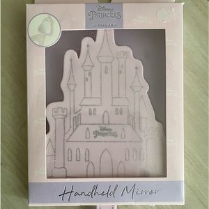 NIB DISNEY PRINCESS CASTLE HANDHELD MIRROR